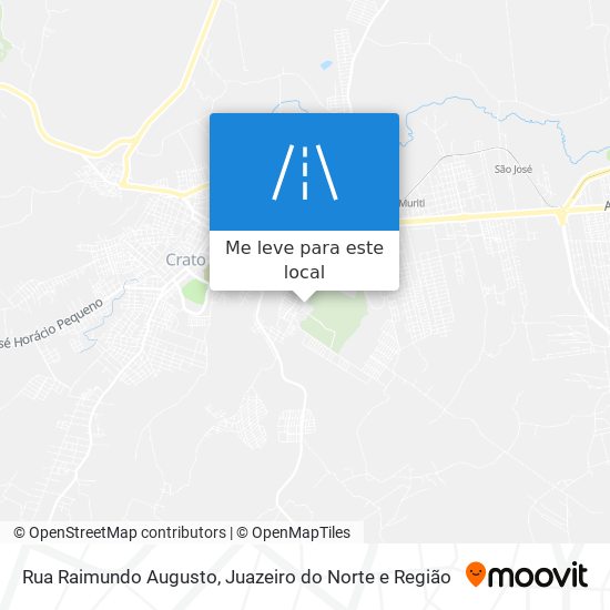 Rua Raimundo Augusto mapa