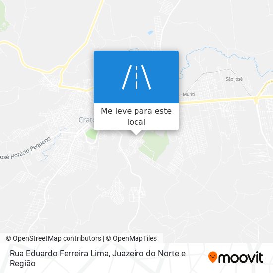 Rua Eduardo Ferreira Lima mapa