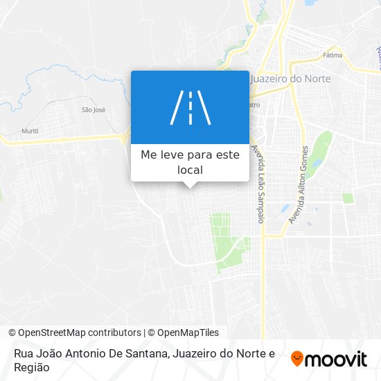 Rua João Antonio De Santana mapa