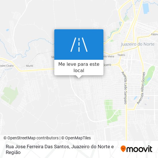 Rua Jose Ferreira Das Santos mapa