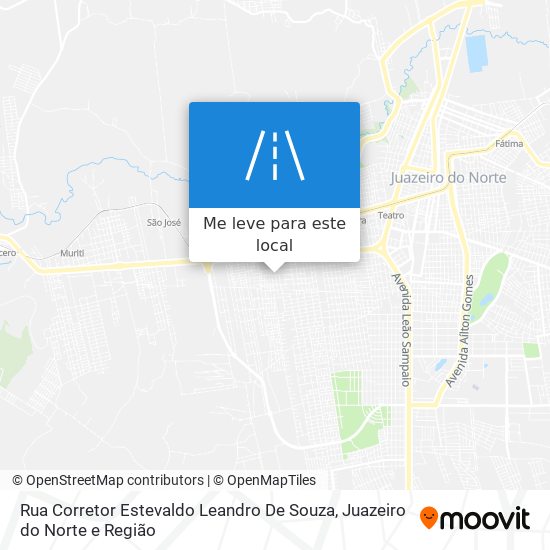 Rua Corretor Estevaldo Leandro De Souza mapa