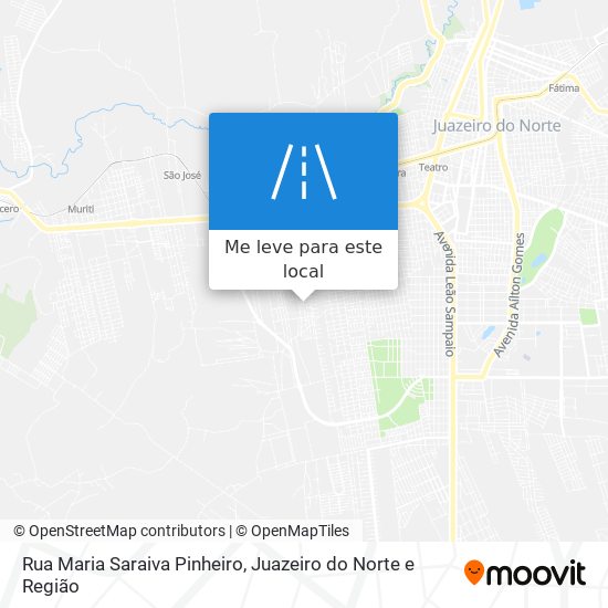 Rua Maria Saraiva Pinheiro mapa