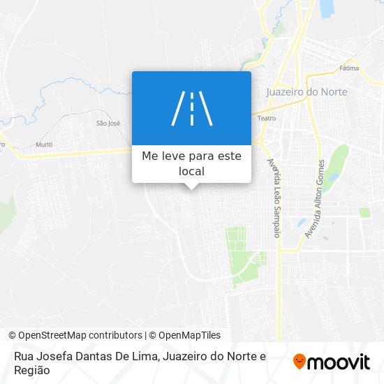 Rua Josefa Dantas De Lima mapa