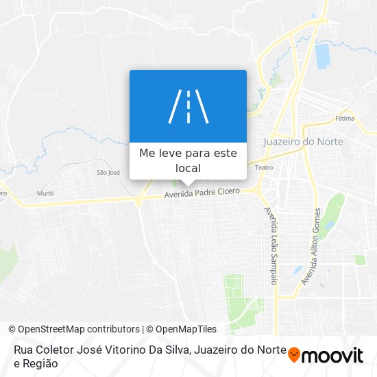 Rua Coletor José Vitorino Da Silva mapa