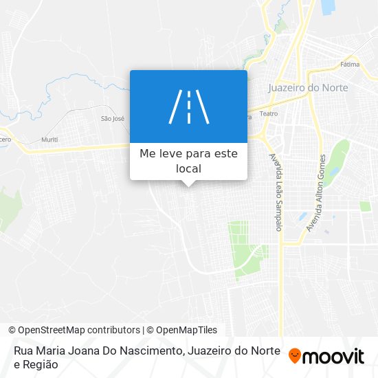 Rua Maria Joana Do Nascimento mapa