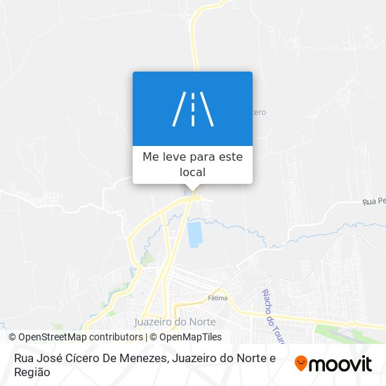 Rua José Cícero De Menezes mapa