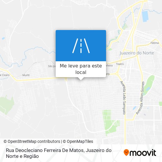 Rua Deocleciano Ferreira De Matos mapa