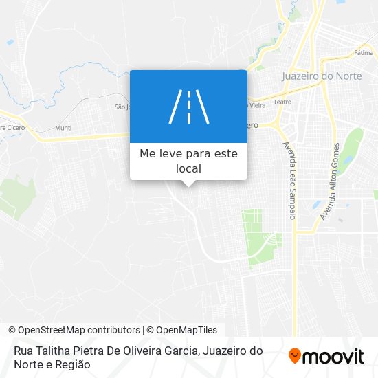 Rua Talitha Pietra De Oliveira Garcia mapa