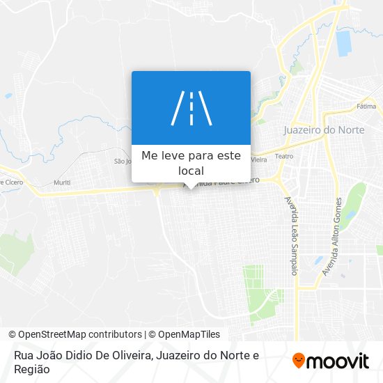 Rua João Didio De Oliveira mapa