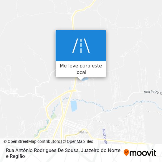 Rua Antônio Rodrigues De Sousa mapa