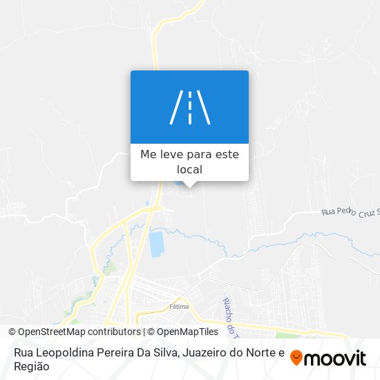 Rua Leopoldina Pereira Da Silva mapa