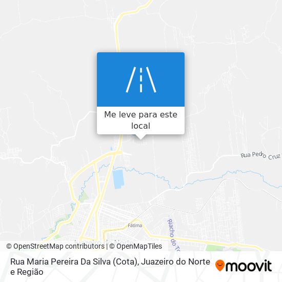 Rua Maria Pereira Da Silva (Cota) mapa