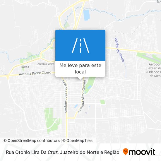 Rua Otonio Lira Da Cruz mapa