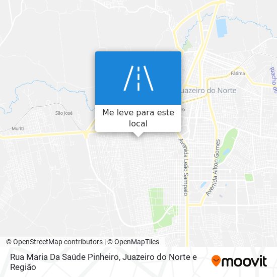 Rua Maria Da Saúde Pinheiro mapa