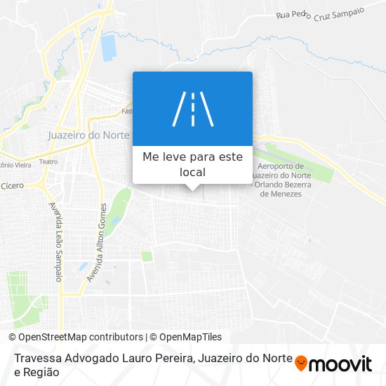 Travessa Advogado Lauro Pereira mapa