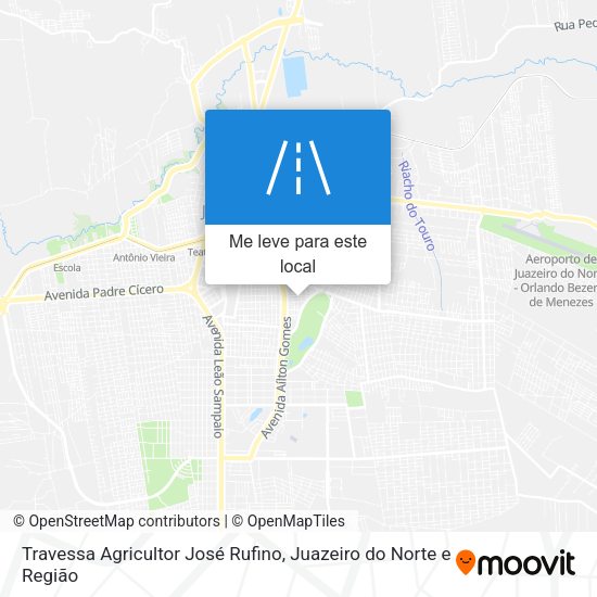 Travessa Agricultor José Rufino mapa
