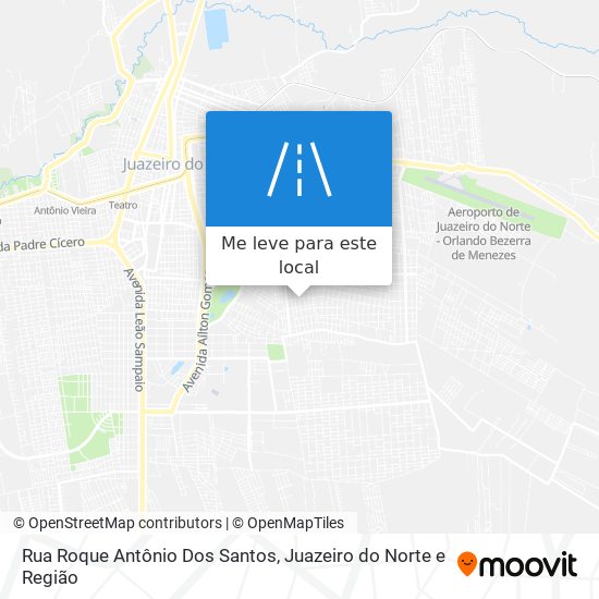 Rua Roque Antônio Dos Santos mapa