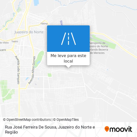 Rua José Ferreira De Sousa mapa