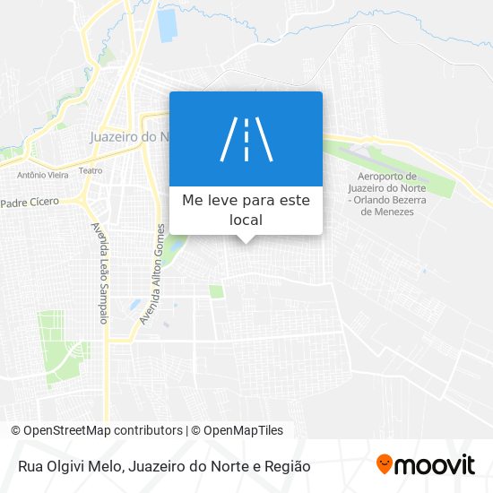 Rua Olgivi Melo mapa
