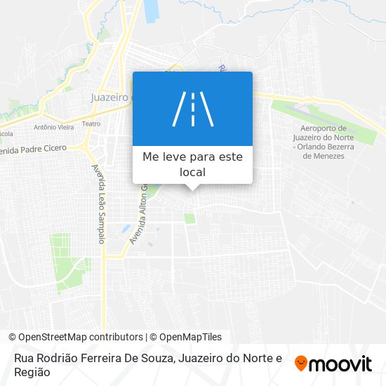 Rua Rodrião Ferreira De Souza mapa