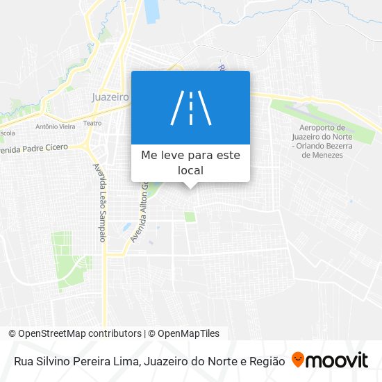 Rua Silvino Pereira Lima mapa