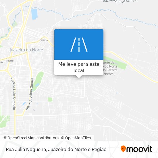 Rua Julia Nogueira mapa