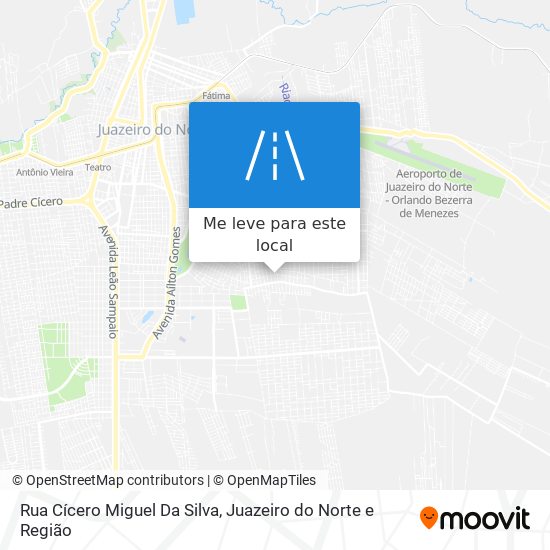 Rua Cícero Miguel Da Silva mapa