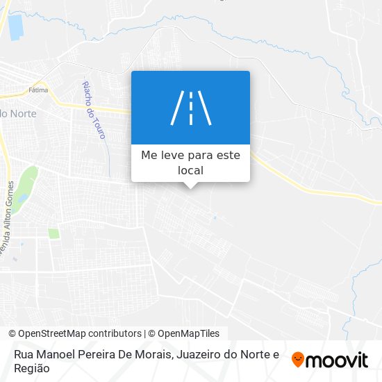 Rua Manoel Pereira De Morais mapa