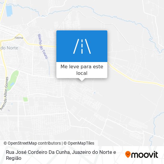 Rua José Cordeiro Da Cunha mapa