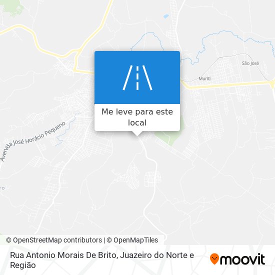 Rua Antonio Morais De Brito mapa