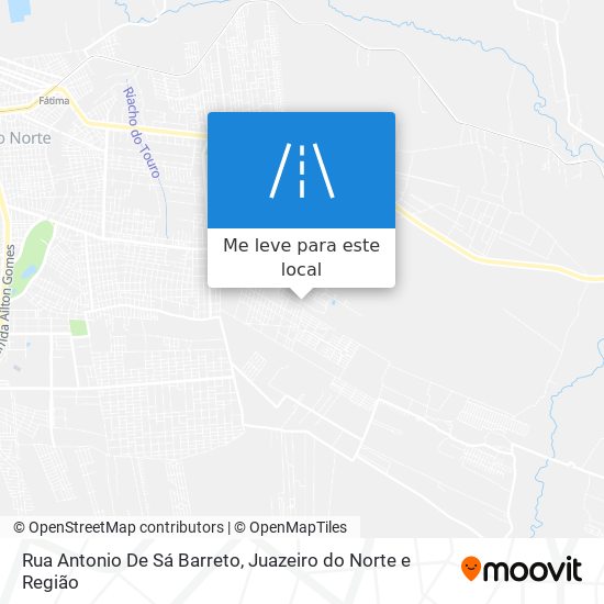 Rua Antonio De Sá Barreto mapa