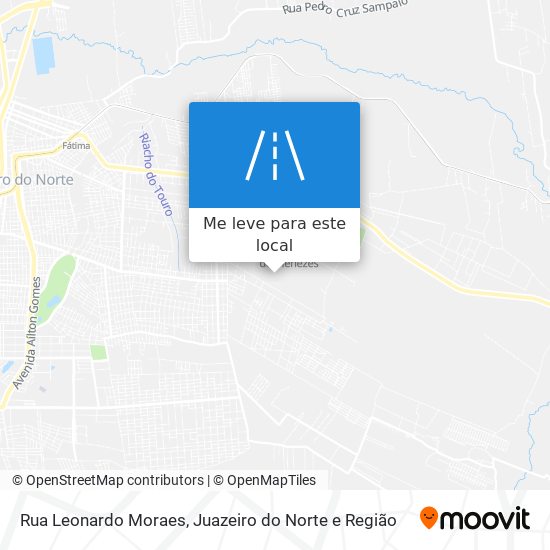 Rua Leonardo Moraes mapa