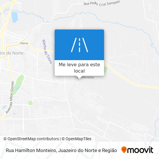 Rua Hamilton Monteiro mapa