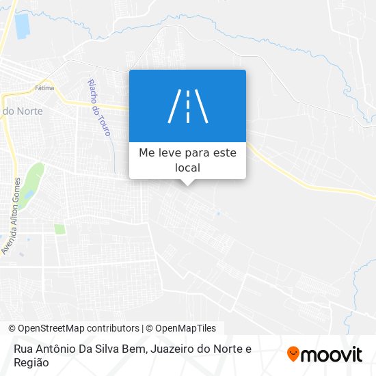 Rua Antônio Da Silva Bem mapa