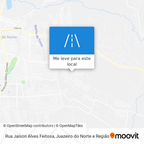 Rua Jaíson Alves Feitosa mapa