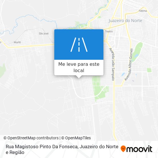 Rua Magistoso Pinto Da Fonseca mapa