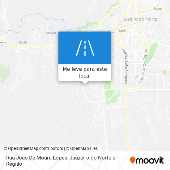 Rua João De Moura Lopes mapa