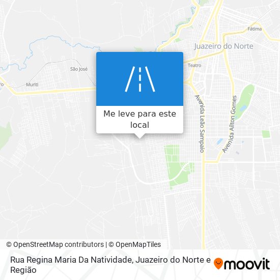 Rua Regina Maria Da Natividade mapa