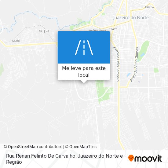 Rua Renan Felinto De Carvalho mapa