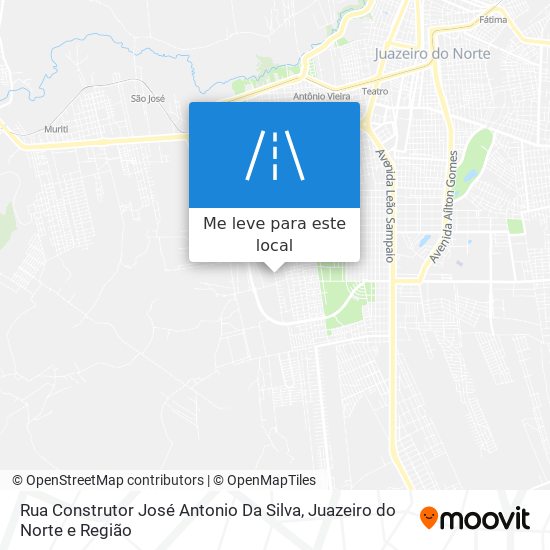 Rua Construtor José Antonio Da Silva mapa