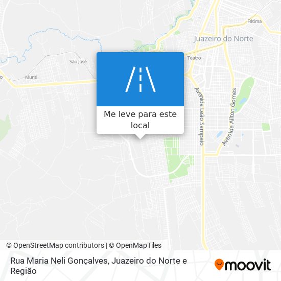 Rua Maria Neli Gonçalves mapa
