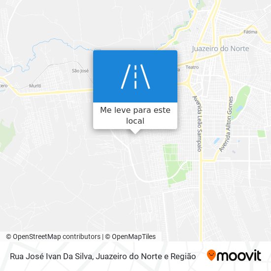 Rua José Ivan Da Silva mapa