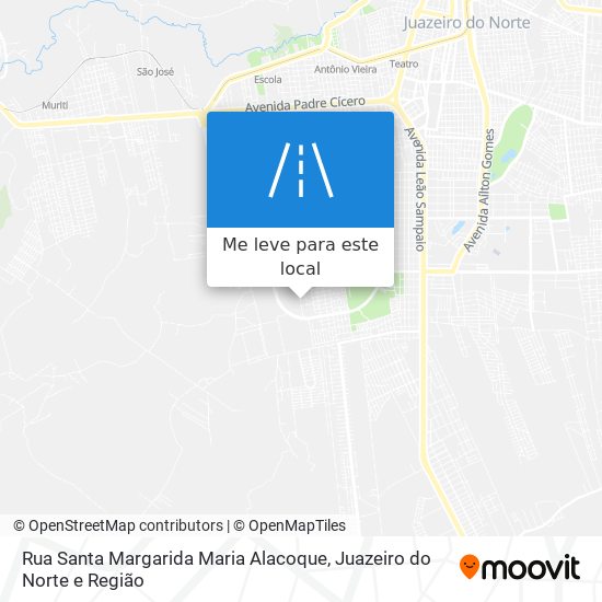 Rua Santa Margarida Maria Alacoque mapa