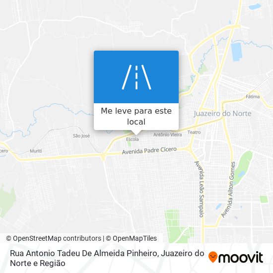 Rua Antonio Tadeu De Almeida Pinheiro mapa
