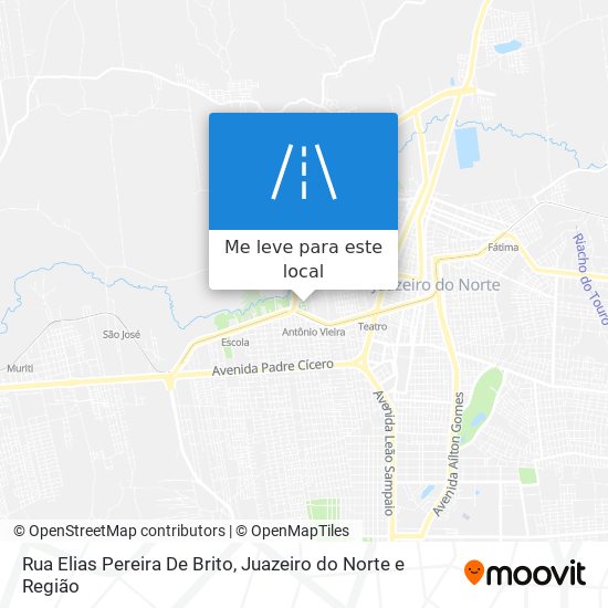 Rua Elias Pereira De Brito mapa