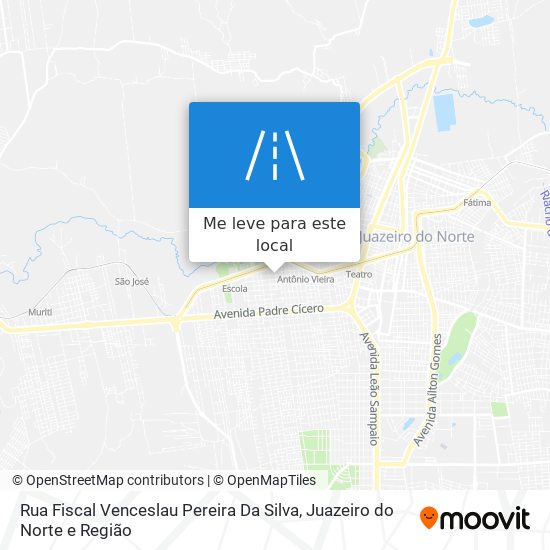 Rua Fiscal Venceslau Pereira Da Silva mapa