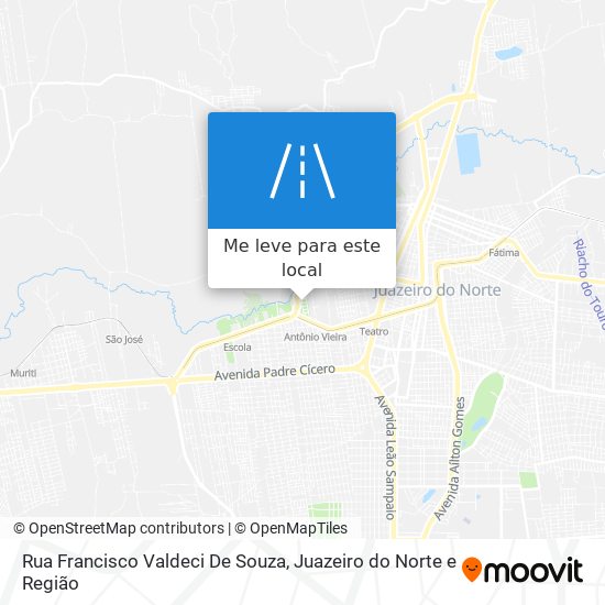 Rua Francisco Valdeci De Souza mapa