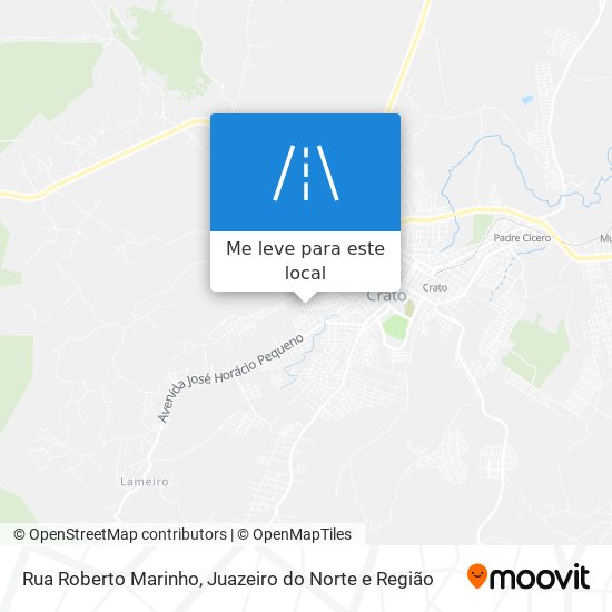 Rua Roberto Marinho mapa