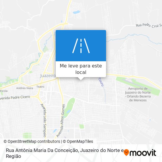 Rua Antônia Maria Da Conceição mapa