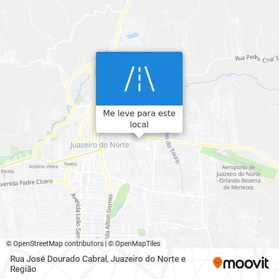 Rua José Dourado Cabral mapa